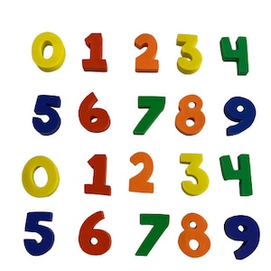 Mini Number Erasers for Kids, Preschool Learning Number Toy, Sensory Numbers for Classroom Decor, Math Teacher Gift, Sorting Manipulatives image 3