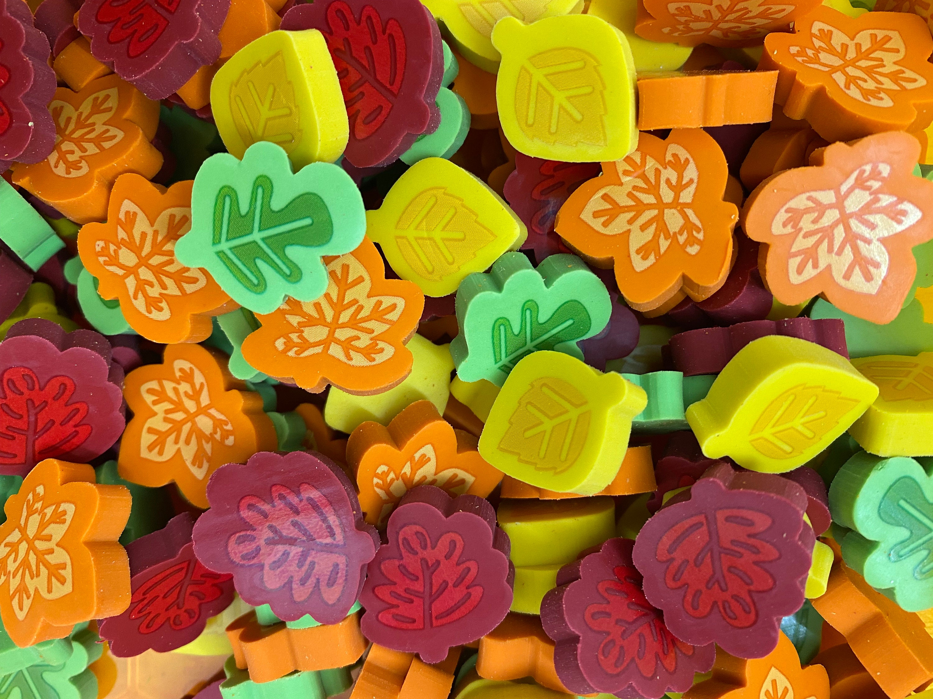 Pack of 20 Mini Fall Leaves Erasers Leaf Shaped Erasers for Etsy