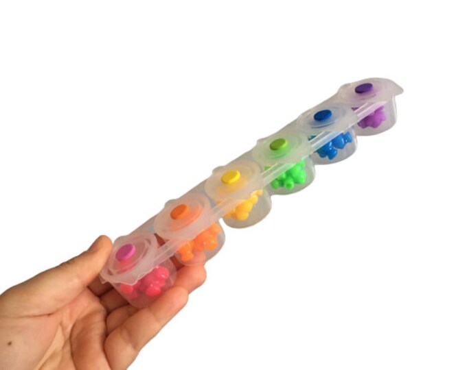 Bead Sorting Activity for Preschool Fine Motor Toy Practical Etsy