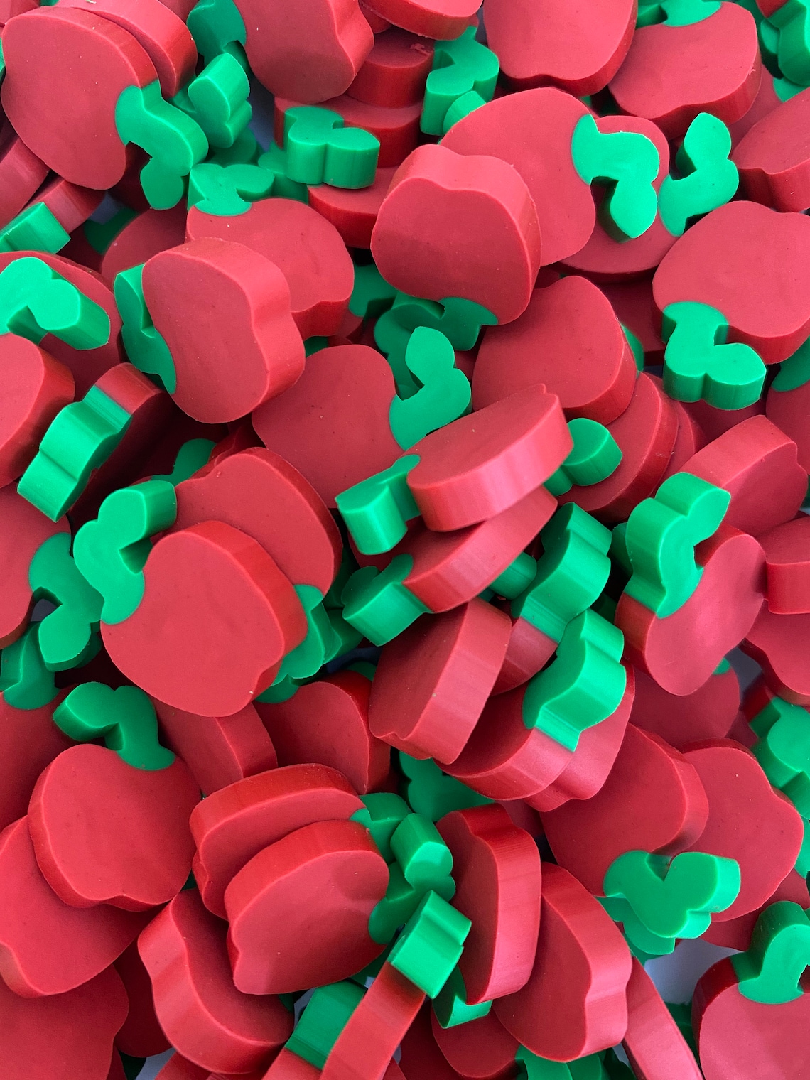 Pack of 30 Mini Apple Erasers for Kids Classroom Rewards Etsy