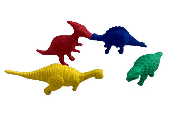 Lot de 4 gommes dinosaures Mercredi et Patati - Le petit Souk