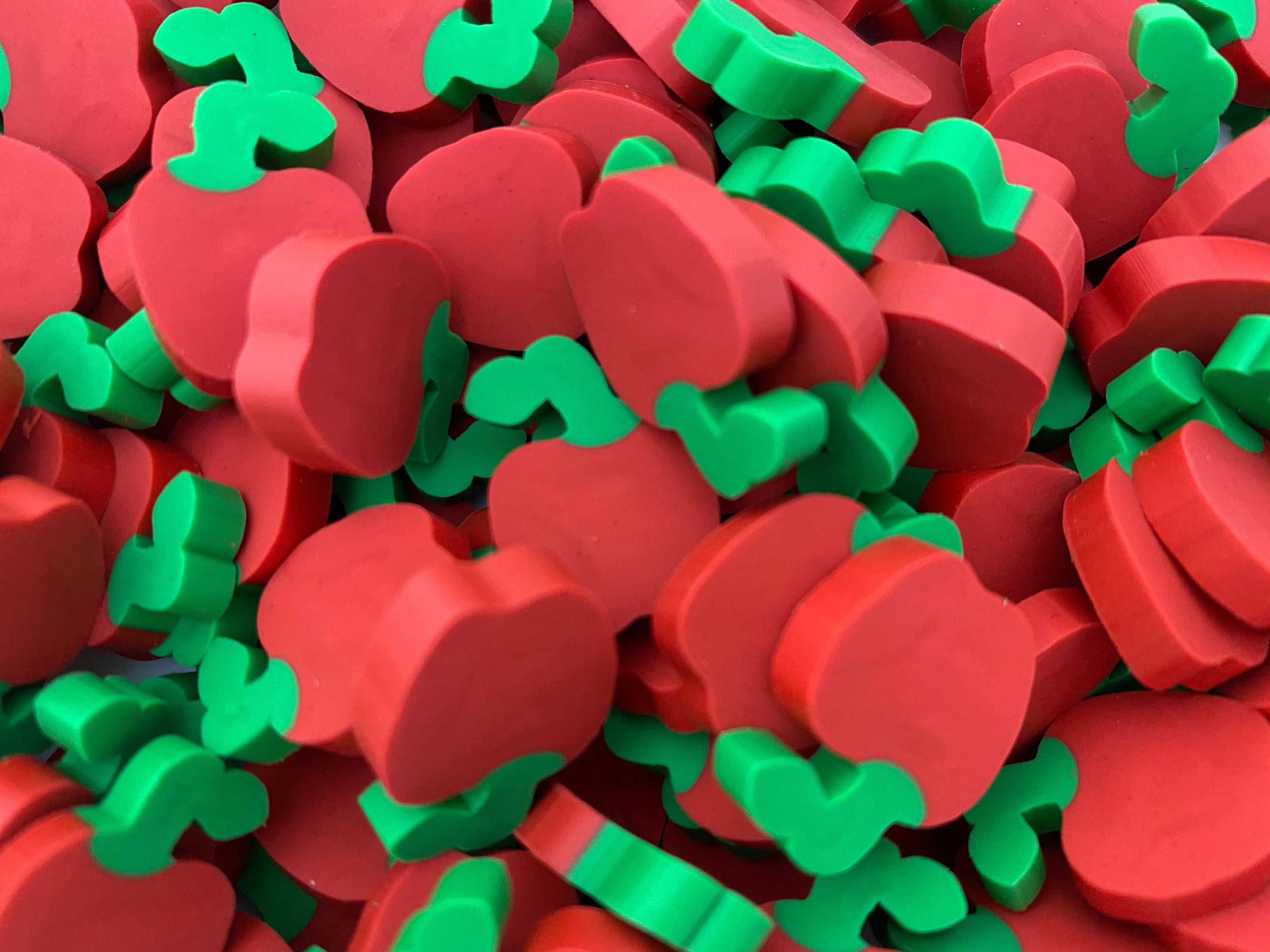 Mini Apple Erasers for Kids Classroom Reward Erasers Party Etsy