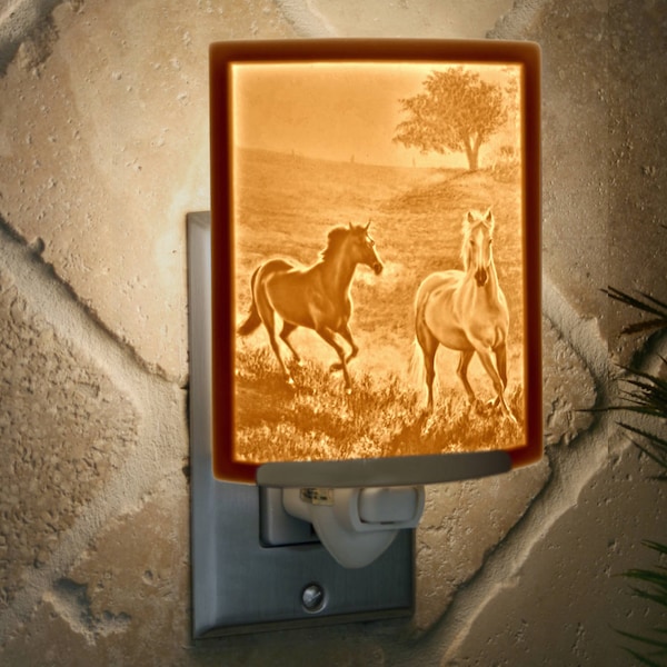 Horse Night Light Etsy