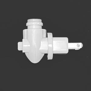 Rotating night light plug, replacement plug with on-off switch white color