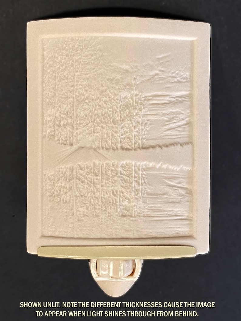 ThePorcelainGardenUS Lithophane Night Light