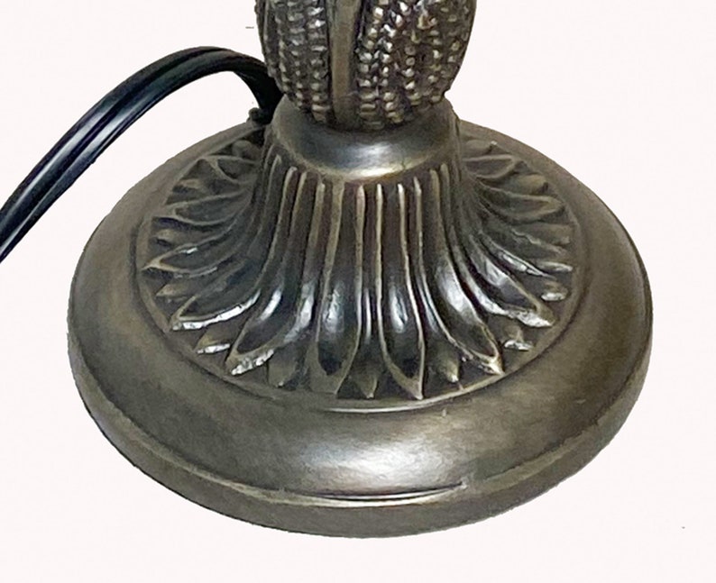 Tiffany Style Cast metal Mini lamp base only no shade Etsy