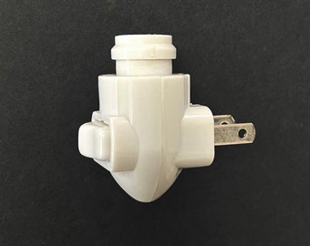 Night Light Plug Only - with on-off switch, replacement plug, white color