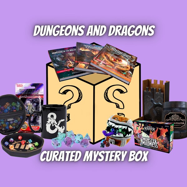 Random Dnd Mini Box Dnd Mystery Box - Etsy