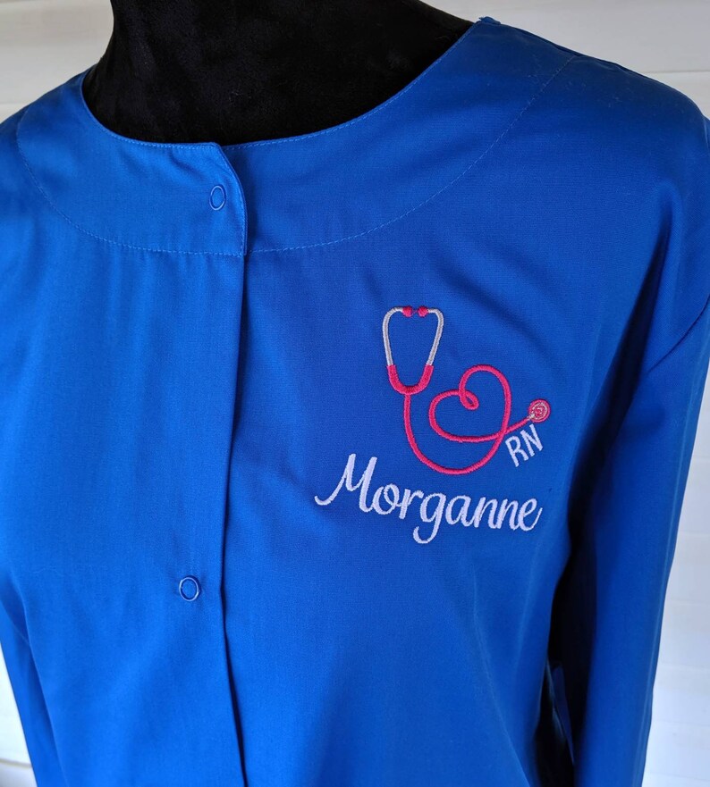 Scrub Jackets Nursing Student Personalized RN Jacket Etsy