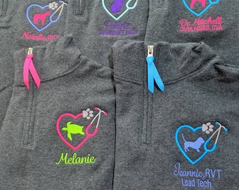 Veterinarian Office Pullover, Vet Tech Sweatshirts, Emergency Vet, Personalized Vet Tech Gift, Veterinary Shirt, Vet Assistant, Vet Med