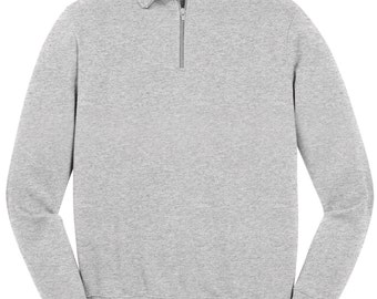 4XL Quarter Zip Pullover