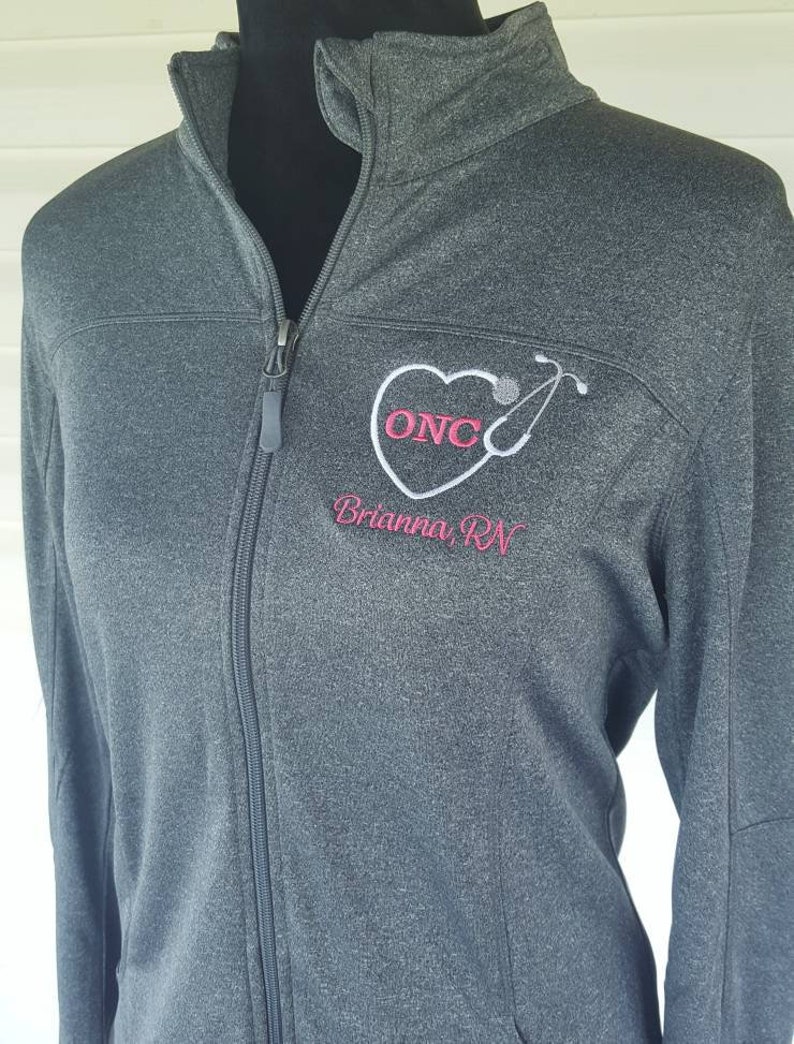 Nursing Jacket Scrub Jacket Full Zip Jacket Nursing Etsy