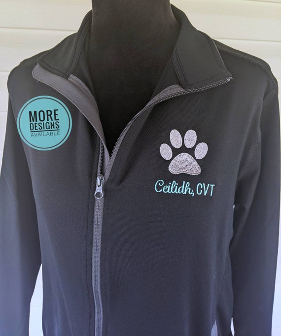 Vet Tech Week Gift, Veterinary Tech Jacket, Vet Assistant, Embroidered Vet Tech, Veterinarian Full Zip, RVT Jacket, Vet Tech Student, LVT