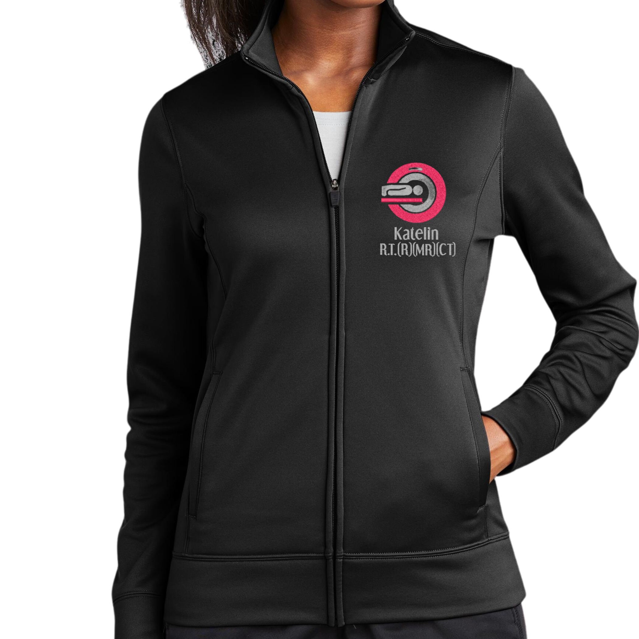 CT Technologist Jacket, MRI Tech Jacket, Cat Scan Full Zip