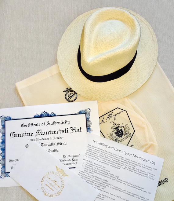genuine montecristi panama hat