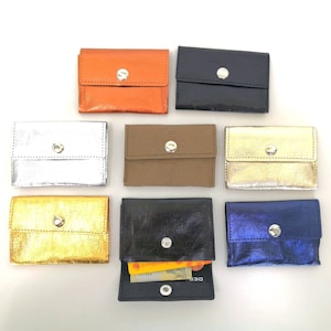 Wallet, Recycled wallet, Vegan wallet, Washable paper wallet, Card holder, Small size wallet, Pocket wallet, Discount cart holder