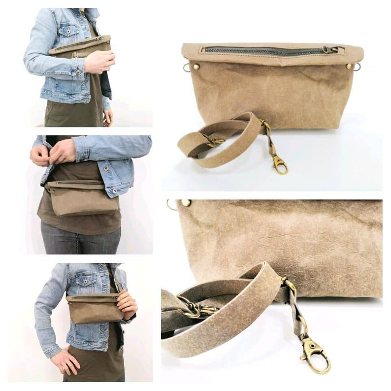 Small Red Bag Multifunctional Washable Paper Bag Vegan Bag Etsy