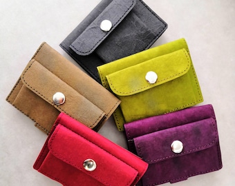 Wallet, Vegan wallet, washable paper wallet, small wallet, Men wallet, Woman wallet, Eco friendly wallet, No leather wallet