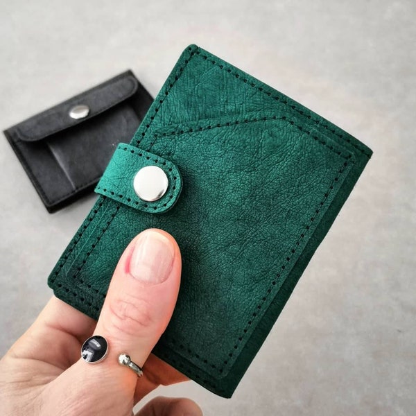 Wallet, Vegan wallet, washable paper wallet, small wallet, Men wallet, Woman wallet, Eco friendly wallet, No leather wallet