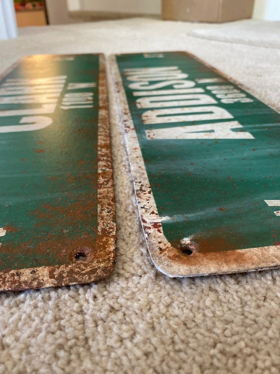Boston Red Sox Vintage Street Signs Fenway Park - Etsy