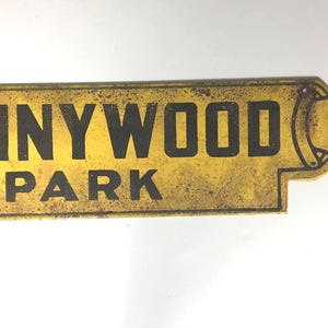Kennywood Park - Vintage Faux Tin Cabin Sign