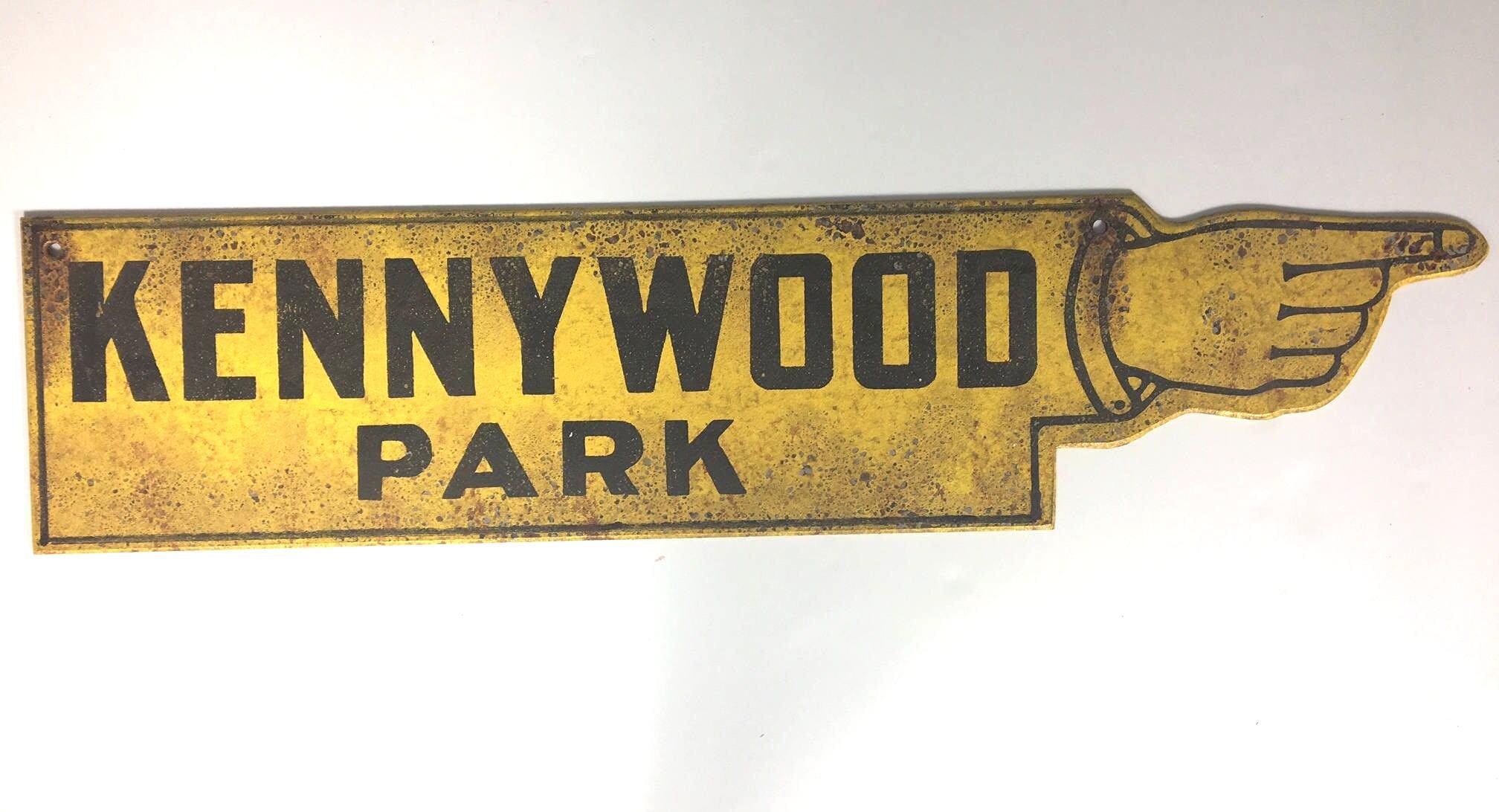 Kennywood Park - Vintage Faux Tin Cabin Sign - Etsy
