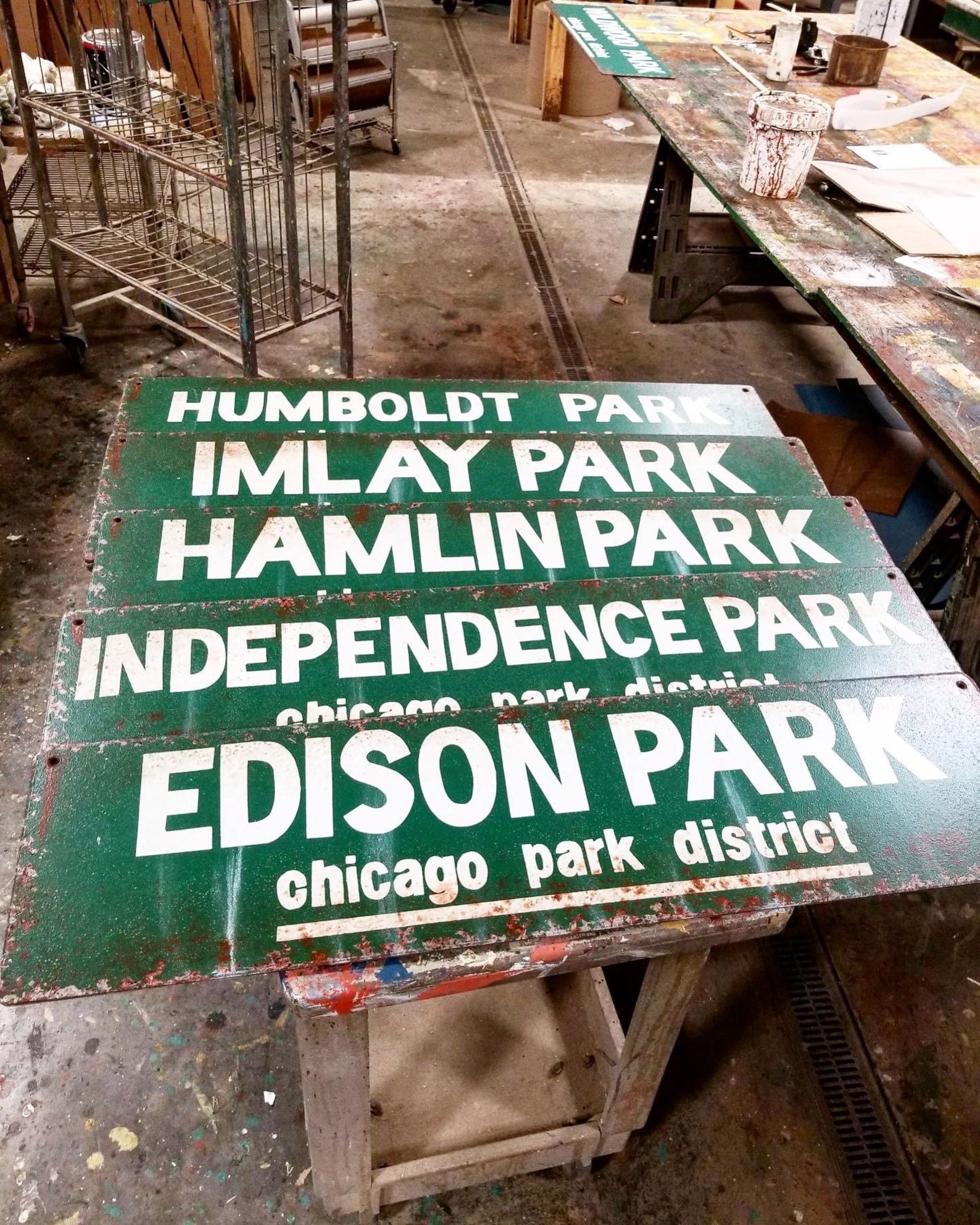 Chicago Park District Signs Etsy