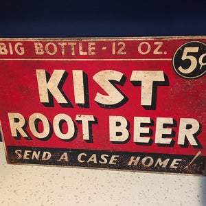 KIST Root Beer - hand made vintage Cabin sign