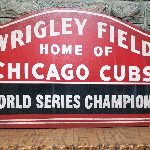 Wrigley Field Sign - Etsy