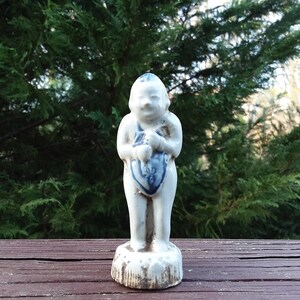 Rare Antique Chinese Porcelain Figurine Ceramic Pottery Old China Fine Statue
