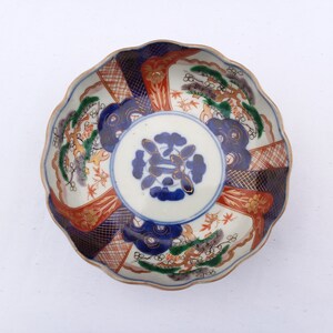Antique Japanese Imari Porcelain Bowl Painted