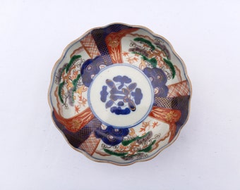 Antique Japanese Imari Porcelain Bowl Painted