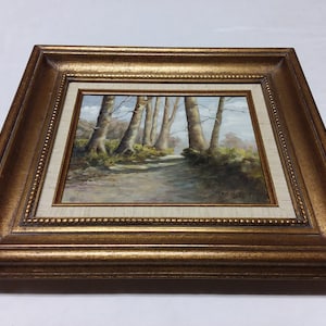 Vintage Original Oil Painting Signed John J. Mitchell