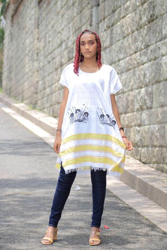 Ethiopian Dress Cute Dress Ethiopian Cultural Dress Habesha - Etsy