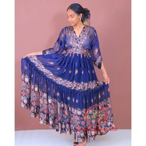 Handmade Chiffon Habesha Dress: Ethiopian Cultural Gown with Scarf