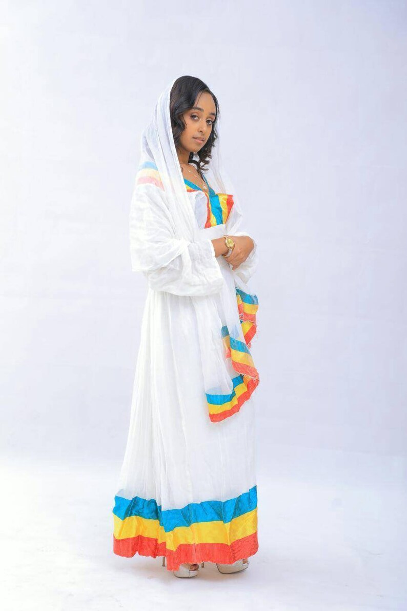 Ethiopian Clothing Habesha Dress Ethiopian Cultural Dress Etsy