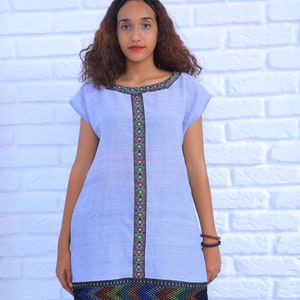 Blue Ethiopian Dress - Etsy Blue Ethiopian Dress - Etsy