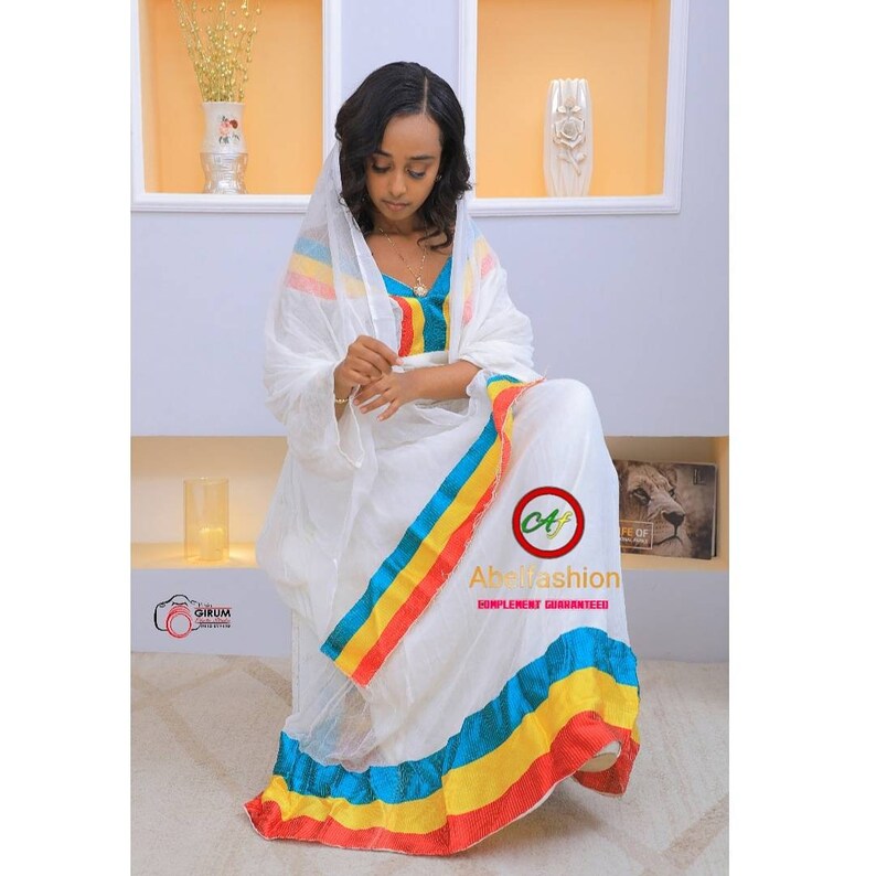 Ethiopian Clothing Habesha Dress Ethiopian Cultural Dress Etsy
