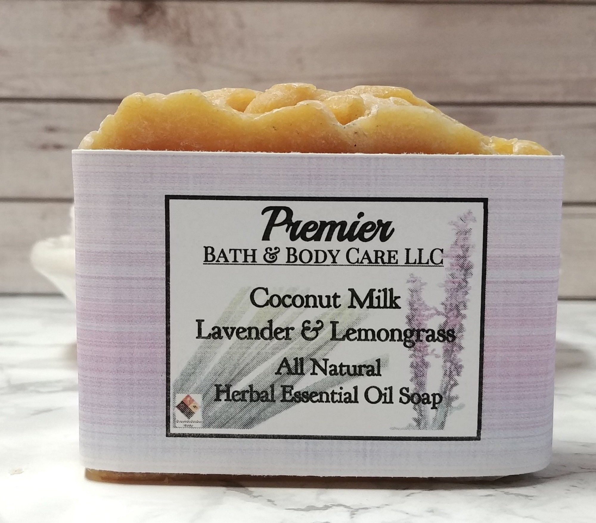 Coconut Milk Lavender Lemongrass Soap, All Natural Coconut Milk Soap, Bar Shampoo Bar