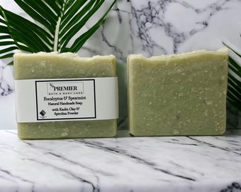 Eucalyptus Spearmint Soap Bar, Handmade Soap, Vegan Soap, Gentle for all Skin Types, Self Care Gift