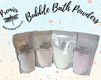 Bubble Bath Powder, Bath Bomb Dust, Fizzy Bath Soak, Large 16 oz. (1 Lb.) Resealable Pouch U Pick Scent