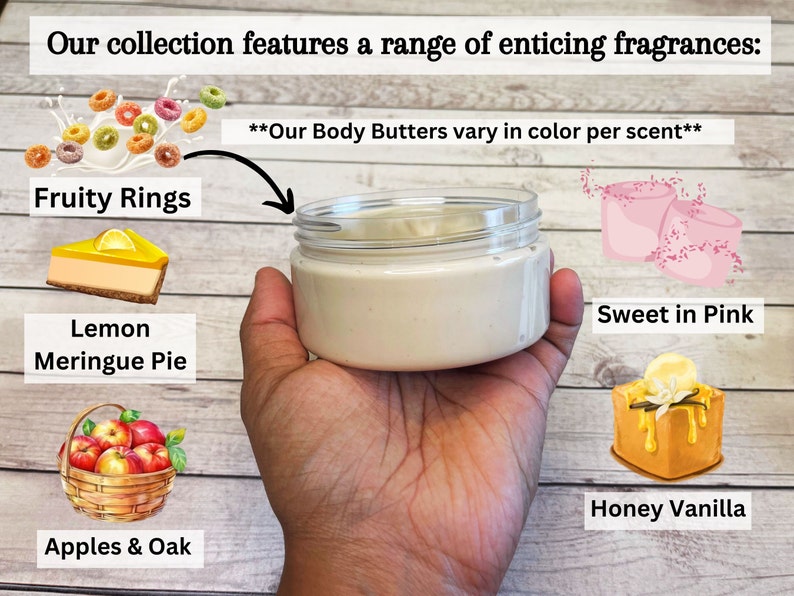 Whipped Body Butter, Smooth Non-greasy Whipped Shea and Kokum Body Butter, Natural Moisturizer Lotion image 2