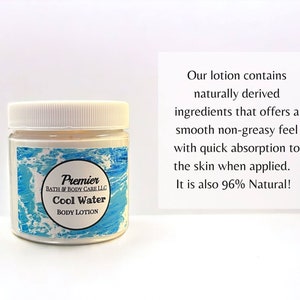 Natural Body Lotion, Avocado and Shea Butter Lotion, U-Pick Scent and Size image 4