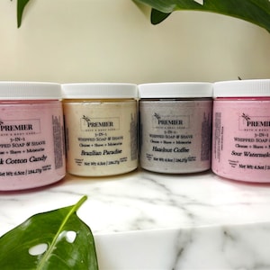 Whipped Soap & Shave: 3-in-1 Body Washes, Shaving Cream, and Moisturizer U PICK