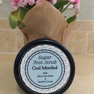 Cool Menthol Exfoliating Sugar Foot Scrub image 5