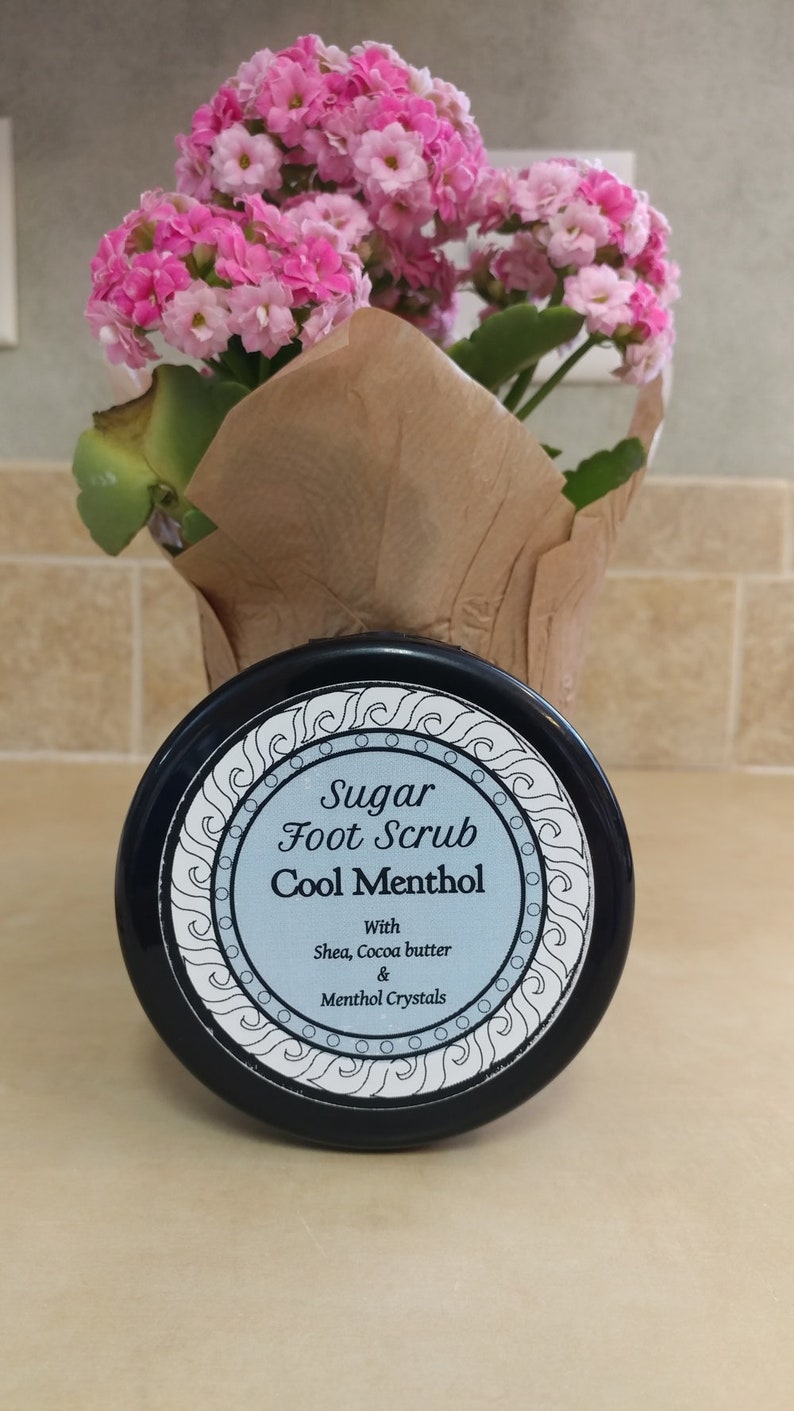 Cool Menthol Exfoliating Sugar Foot Scrub image 5