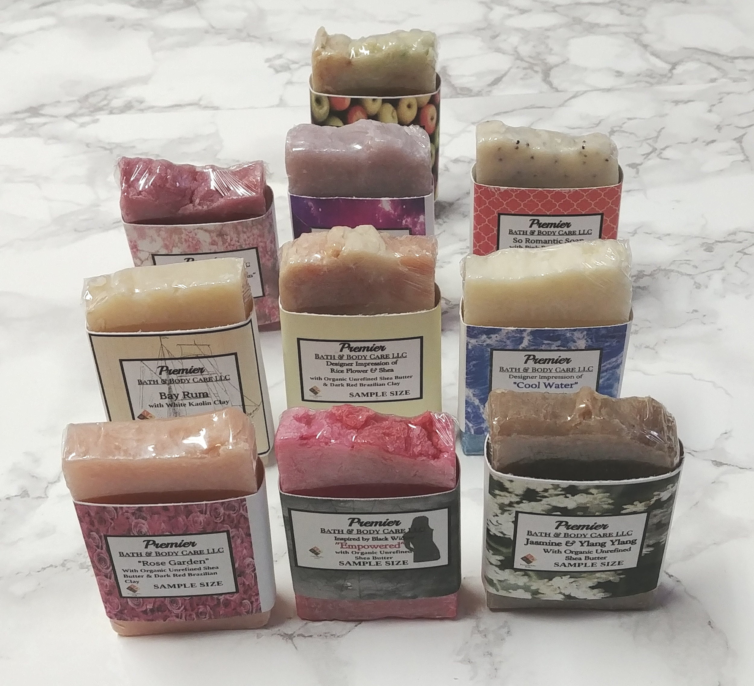 Handmade Soap Samplers, Travel Size Soaps, 6Pack Sample Set