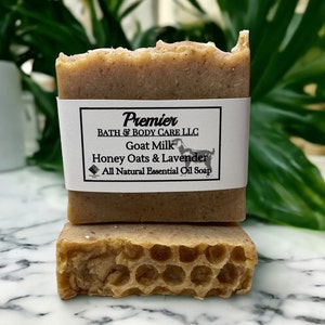 All Natural Honey Oats, Lavender Goat Milk Soap, Shea Butter Soap, Bar Soaps