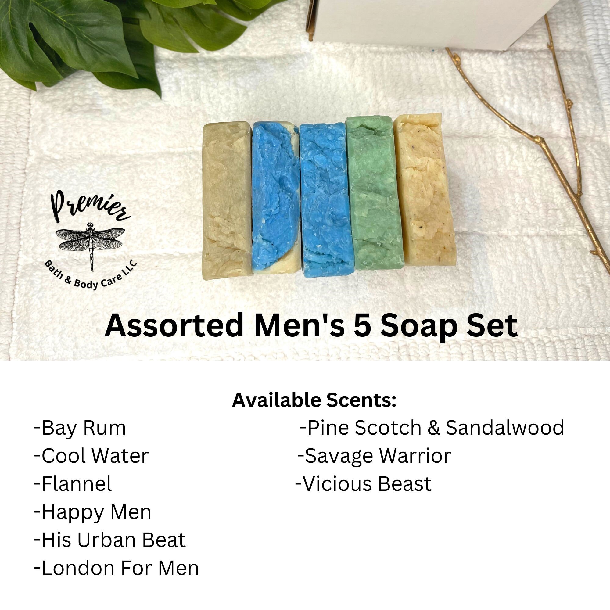 Mens Favorite Soap Collection (Set of 5)