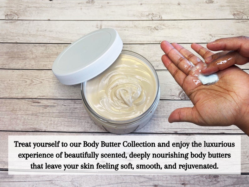 Whipped Body Butter, Smooth Non-greasy Whipped Shea and Kokum Body Butter, Natural Moisturizer Lotion image 3